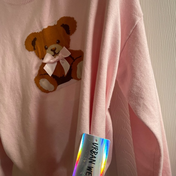 Pink Teddy Bear Sweater - Picture 6 of 10